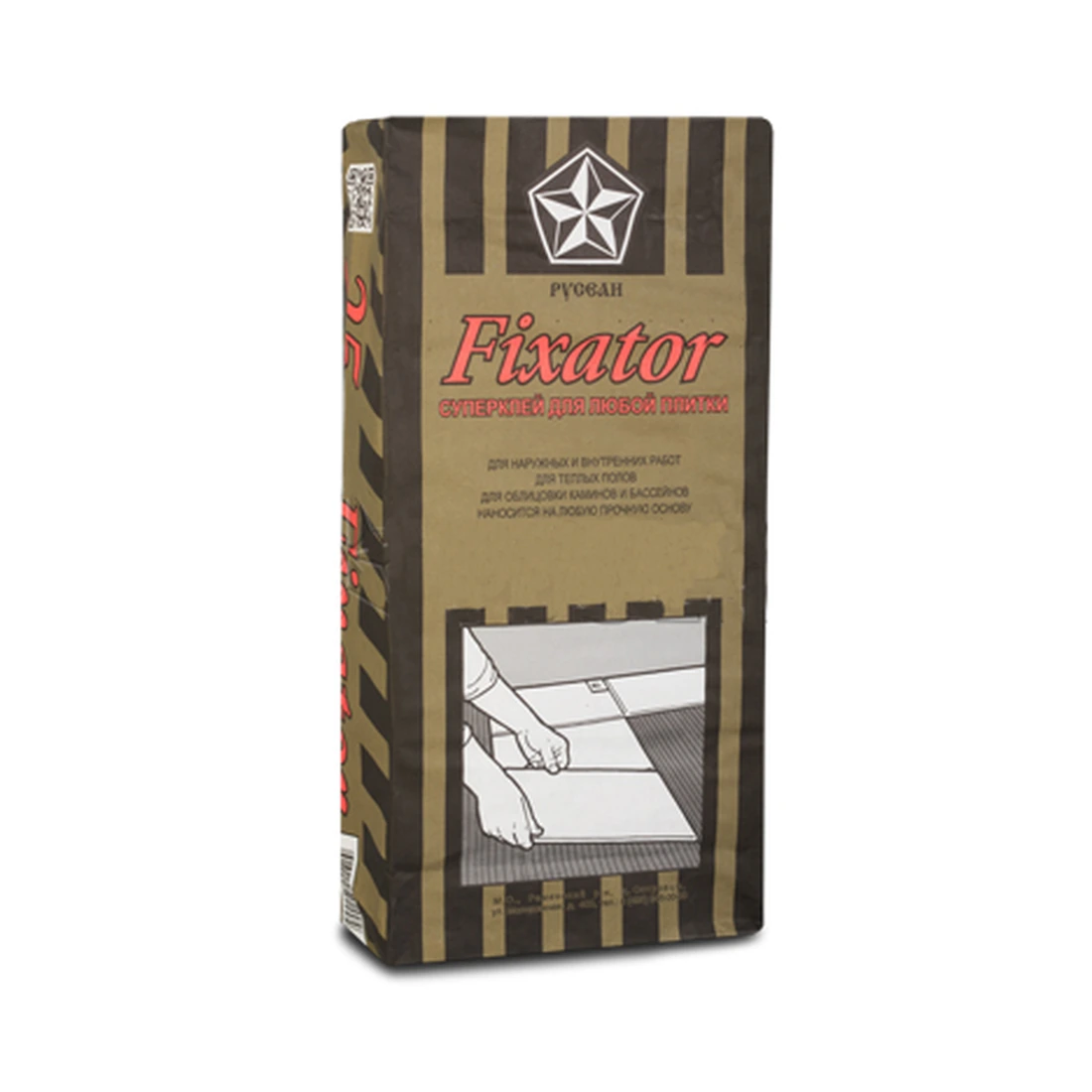 Клей для плитки Русеан (Rusean) Fixator 25 кг