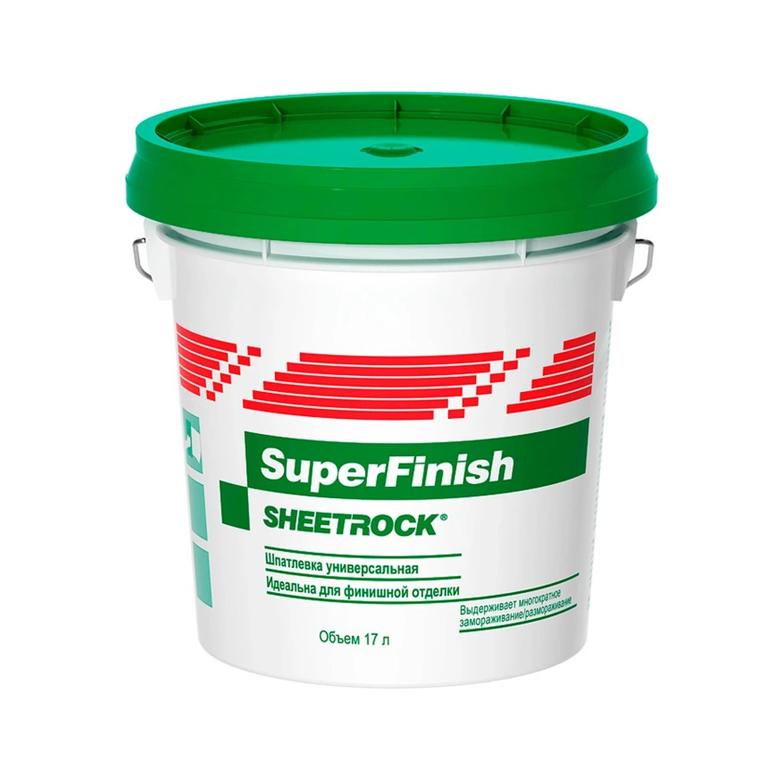 Шпатлевка известково-полимерная Sheetrock (Шитрок) SuperFinish 17 л