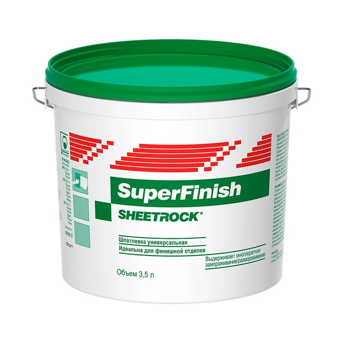 Шпатлевка универсальная Sheetrock (Шитрок) SuperFinish 3,5 л