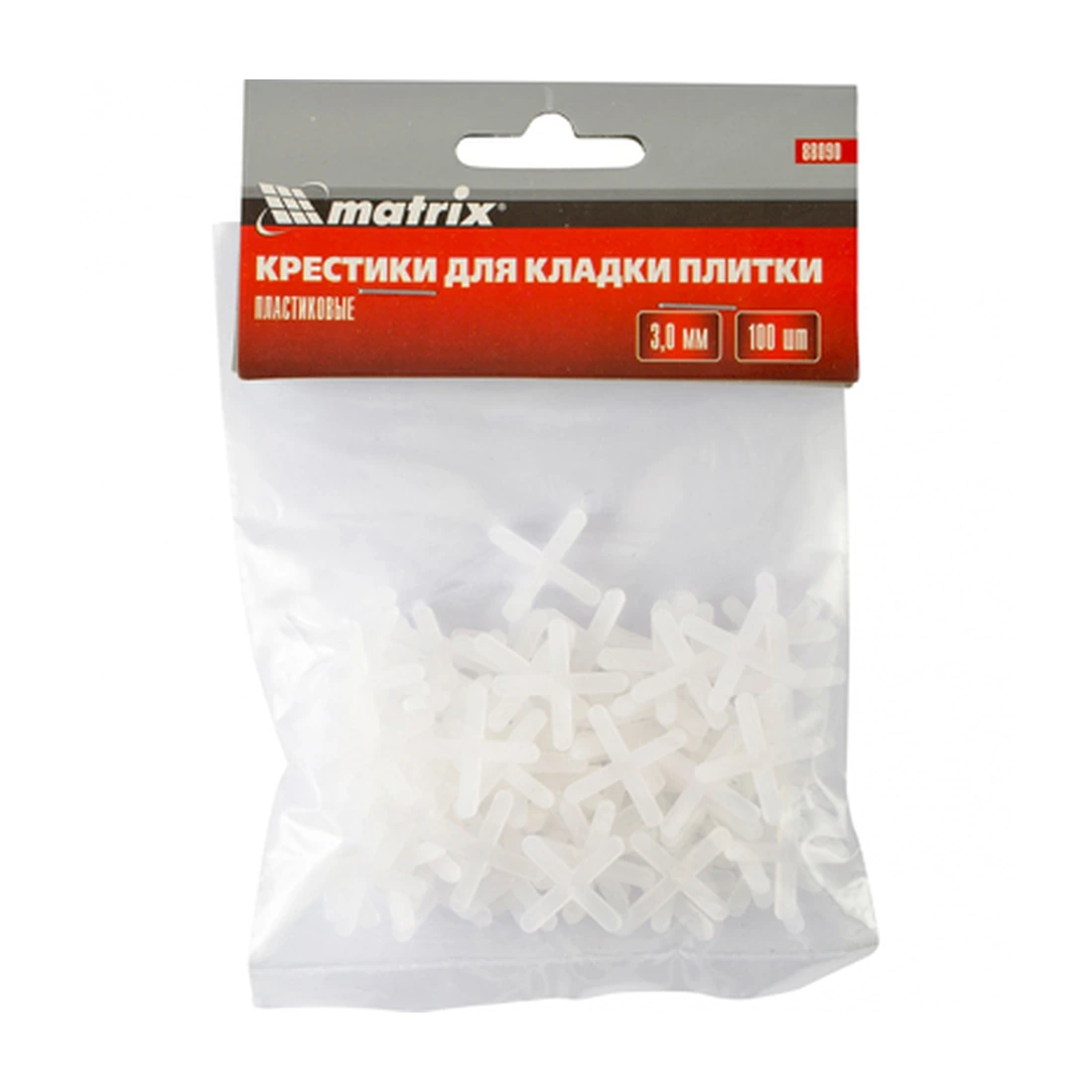 Крестики Matrix (Матрикс) 3,0 мм для кладки плитки (88090) 100 шт