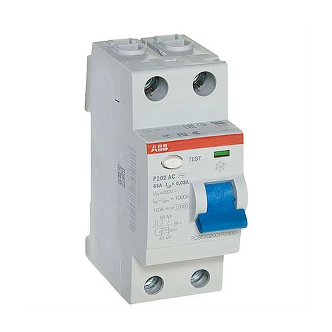 УЗО ABB серия F202 двухмодульные, тип AC-40/0,03