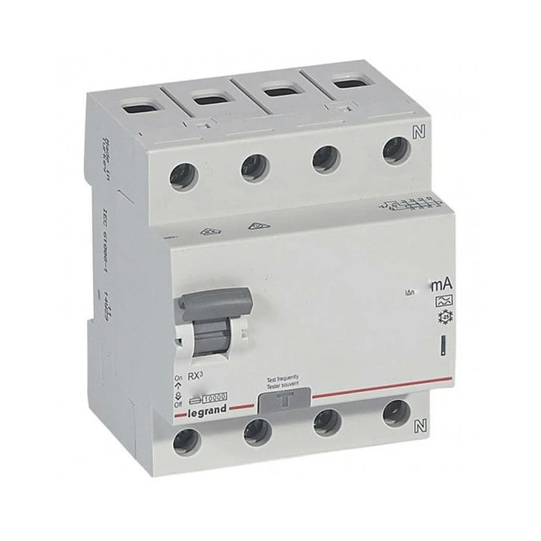 УЗО Legrand RX3 тип AC 4П 63А 30мА