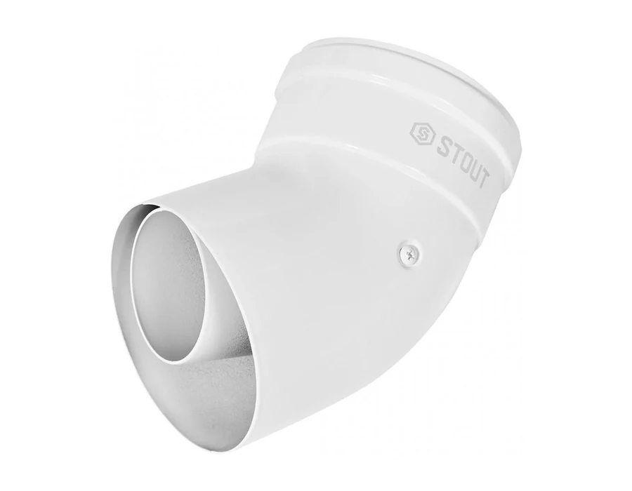 STOUT SCR-6010-000045 STOUT Отвод 45° традиц. коакс. D60(п-м)/100(п-м)