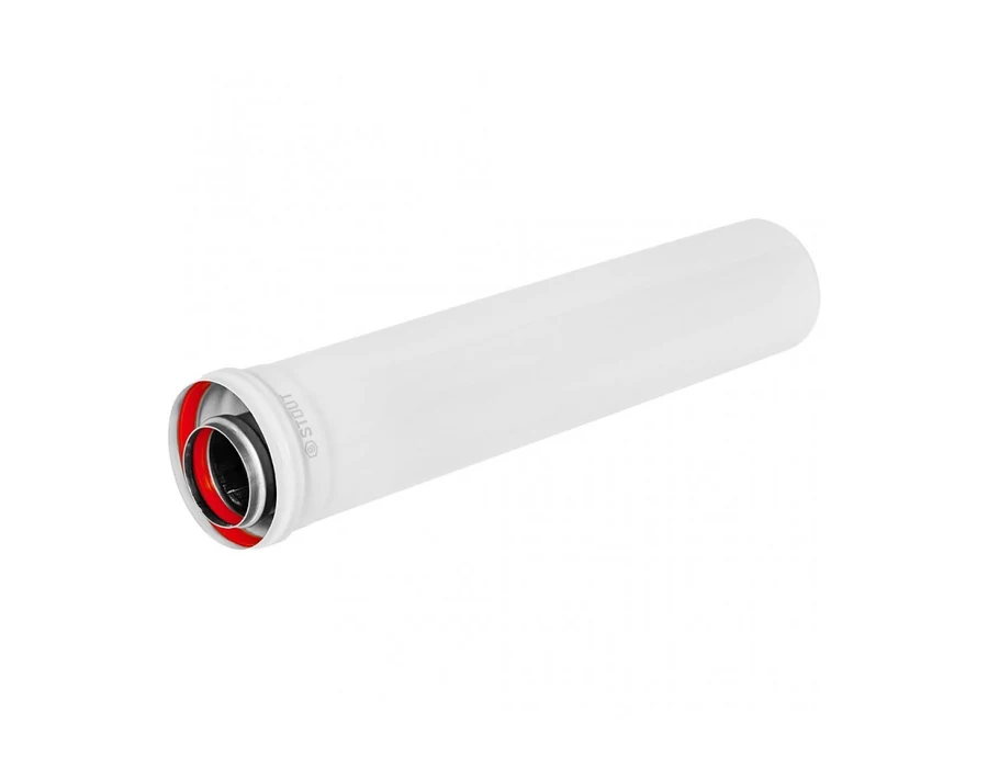 STOUT SCR-6010-000500 STOUT Удлинитель дымохода традиц. коакс. D60(п-м)/100(п-м), L500